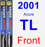 Front Wiper Blade Pack for 2001 Acura TL - Vision Saver