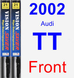 Front Wiper Blade Pack for 2002 Audi TT - Vision Saver