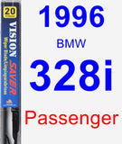 Passenger Wiper Blade for 1996 BMW 328i - Vision Saver