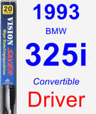 Driver Wiper Blade for 1993 BMW 325i - Vision Saver