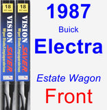 Front Wiper Blade Pack for 1987 Buick Electra - Vision Saver