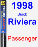 Passenger Wiper Blade for 1998 Buick Riviera - Vision Saver