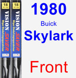 Front Wiper Blade Pack for 1980 Buick Skylark - Vision Saver