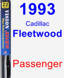 Passenger Wiper Blade for 1993 Cadillac Fleetwood - Vision Saver