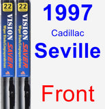 Front Wiper Blade Pack for 1997 Cadillac Seville - Vision Saver