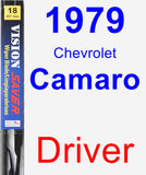 Driver Wiper Blade for 1979 Chevrolet Camaro - Vision Saver