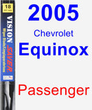 Passenger Wiper Blade for 2005 Chevrolet Equinox - Vision Saver