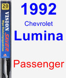 Passenger Wiper Blade for 1992 Chevrolet Lumina - Vision Saver