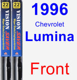 Front Wiper Blade Pack for 1996 Chevrolet Lumina - Vision Saver