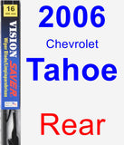 Rear Wiper Blade for 2006 Chevrolet Tahoe - Vision Saver