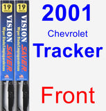 Front Wiper Blade Pack for 2001 Chevrolet Tracker - Vision Saver