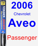 Passenger Wiper Blade for 2006 Chevrolet Aveo - Vision Saver