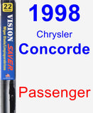 Passenger Wiper Blade for 1998 Chrysler Concorde - Vision Saver