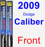 Front Wiper Blade Pack for 2009 Dodge Caliber - Vision Saver
