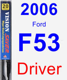Driver Wiper Blade for 2006 Ford F53 - Vision Saver