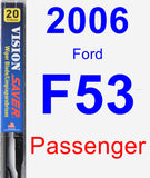 Passenger Wiper Blade for 2006 Ford F53 - Vision Saver
