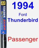 Passenger Wiper Blade for 1994 Ford Thunderbird - Vision Saver