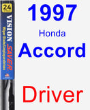 Driver Wiper Blade for 1997 Honda Accord - Vision Saver