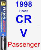 Passenger Wiper Blade for 1998 Honda CR-V - Vision Saver