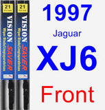 Front Wiper Blade Pack for 1997 Jaguar XJ6 - Vision Saver