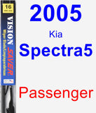 Passenger Wiper Blade for 2005 Kia Spectra5 - Vision Saver