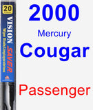 Passenger Wiper Blade for 2000 Mercury Cougar - Vision Saver