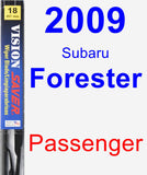 Passenger Wiper Blade for 2009 Subaru Forester - Vision Saver