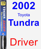 Driver Wiper Blade for 2002 Toyota Tundra - Vision Saver