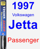 Passenger Wiper Blade for 1997 Volkswagen Jetta - Vision Saver