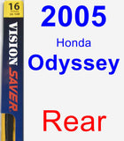Rear Wiper Blade for 2005 Honda Odyssey - Rear