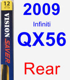 Rear Wiper Blade for 2009 Infiniti QX56 - Rear