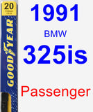 Passenger Wiper Blade for 1991 BMW 325is - Premium