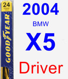 Driver Wiper Blade for 2004 BMW X5 - Premium