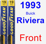 Front Wiper Blade Pack for 1993 Buick Riviera - Premium