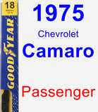Passenger Wiper Blade for 1975 Chevrolet Camaro - Premium