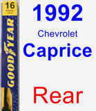 Rear Wiper Blade for 1992 Chevrolet Caprice - Premium