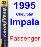 Passenger Wiper Blade for 1995 Chevrolet Impala - Premium
