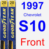 Front Wiper Blade Pack for 1997 Chevrolet S10 - Premium