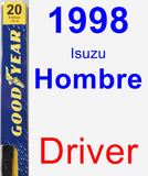 Driver Wiper Blade for 1998 Isuzu Hombre - Premium