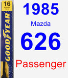 Passenger Wiper Blade for 1985 Mazda 626 - Premium