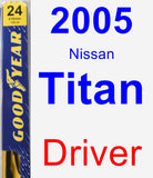Driver Wiper Blade for 2005 Nissan Titan - Premium