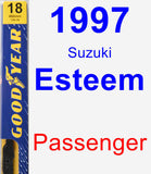 Passenger Wiper Blade for 1997 Suzuki Esteem - Premium