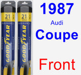 Front Wiper Blade Pack for 1987 Audi Coupe - Assurance