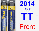 Front Wiper Blade Pack for 2014 Audi TT - Assurance