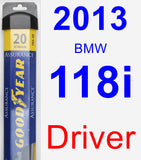 Driver Wiper Blade for 2013 BMW 118i - Assurance