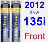 Front Wiper Blade Pack for 2012 BMW 135i - Assurance