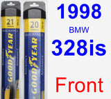 Front Wiper Blade Pack for 1998 BMW 328is - Assurance
