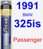 Passenger Wiper Blade for 1991 BMW 325is - Assurance