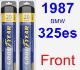 Front Wiper Blade Pack for 1987 BMW 325es - Assurance