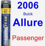 Passenger Wiper Blade for 2006 Buick Allure - Assurance